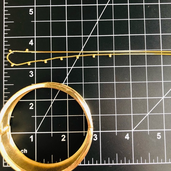 Modern Vintage Dainty Necklace & Snakeskin Bracelet - Picture 7 of 10